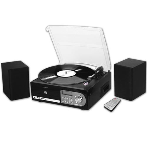 système stéréo avec plateau tournant 33-45-78 rpm