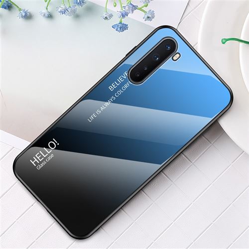 Coque en TPU hybride de couleur dégradé bleu/noir pour votre OnePlus Nord