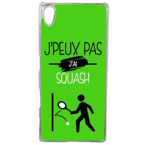 Coque j peux pas j ai squash 4 compatible sony xperia z4 transparent
