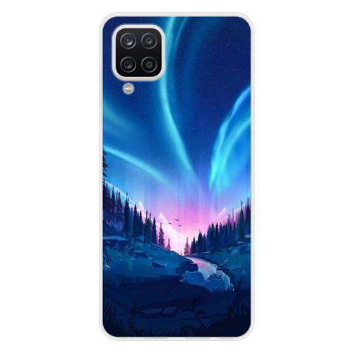 Coque en silicone imprimée compatible Samsung Galaxy M22 Galaxy M32 Tombée de nuit