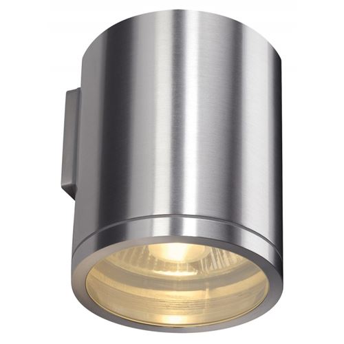 ROX WALL OUT, applique extérieure, alu brossé, QPAR11 max. 50W, IP44 - Slv - Alu brossé