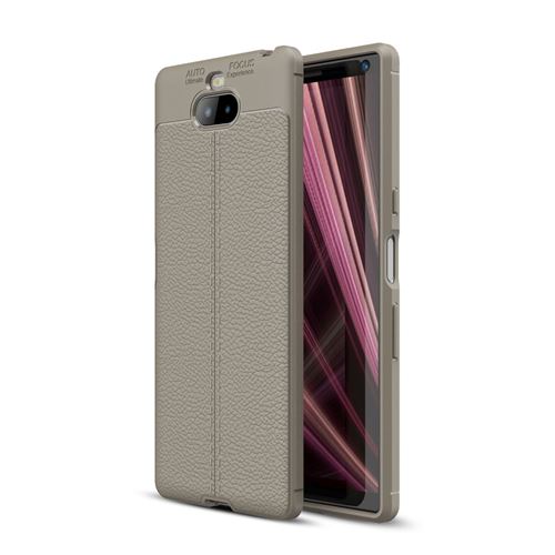 Coque en TPU gris pour votre Sony Xperia XA3 Ultra