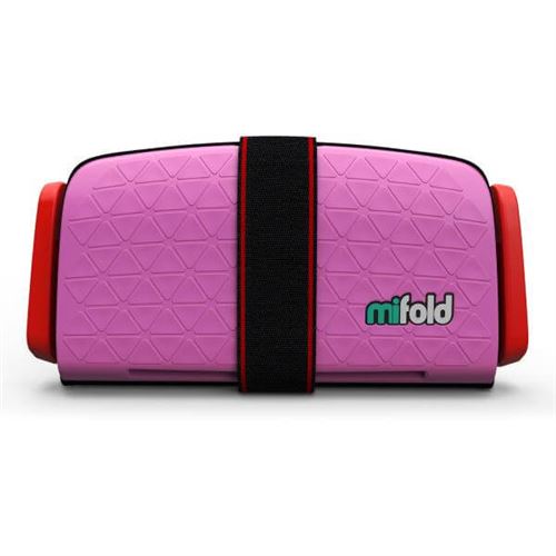 MIFOLD Réhausseur enfant 10x plus compact qu'un rehausseur traditionnel - rose