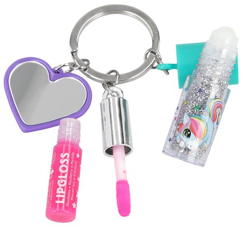 Ylvi & the Minimoomis porte-clés trousseau de beauté argent 4-pièces