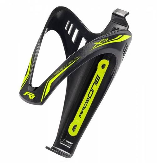 Race One Porte-bidon X3 75 mm noir / fluor vert