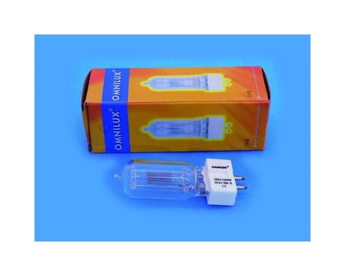 Ampoule halogène pour effet lumineux Omnilux 88344105 230 V GX9.5 1000 W blanc
