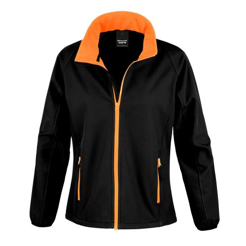Result - Veste softshell - Femme (M) (Noir/Orange) - UTRW3696