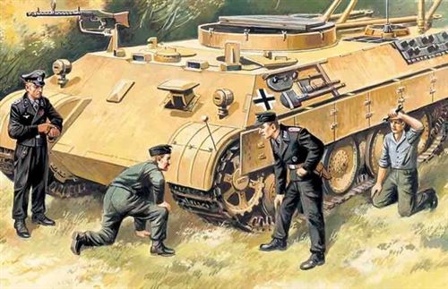 Deutsche Panzerbesatzung - 1:35e - Icm