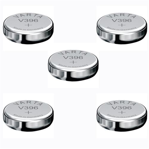 Varta 5 Piles oxyde argent 396 SR926W