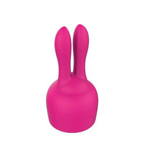 NALONE Tête Bunny Electro & Rock - Accessoire Comptatible avec les Wands Nalone, Sextoy Stimulateur de Clitoris en Silicone Hypoallergénique, Rose
