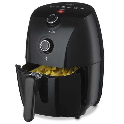 TREBS  Friteuse &agrave; air chaud 900 W 1,5 L Noir 99354