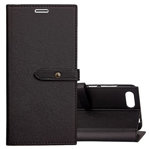 Asus Zenfone 4 Max Pro ZC554KL Housse Etui Cuir PU Business Style Noir ALS49955