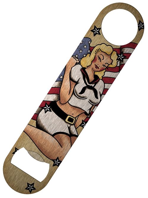 Décapsuleur Retro Pin Up Bar Blade
