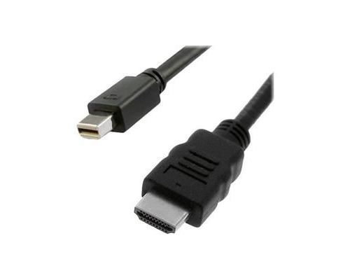 VALUE Câble vidéo DisplayPort - HDMI Mini DisplayPort (M) pour HDMI (M) 1 m blindé noir