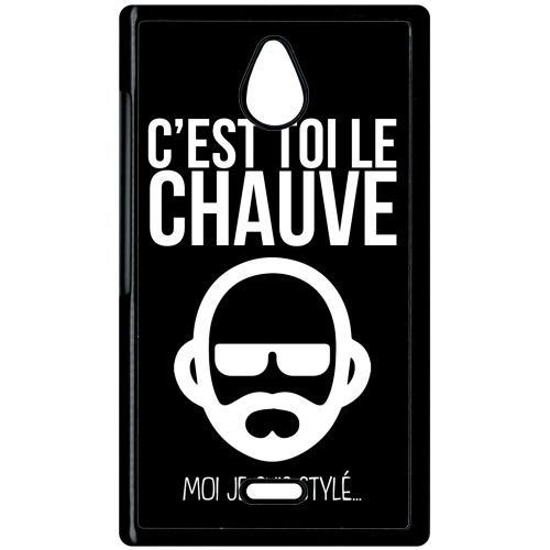 Coque nokia x1 01 c est toi le chauve moi je suis styl 1