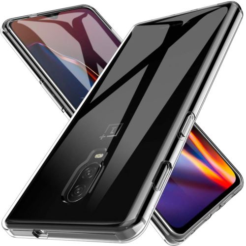 OnePlus 6T Housse Etui Housse Coque de protection Silicone [Transparent]