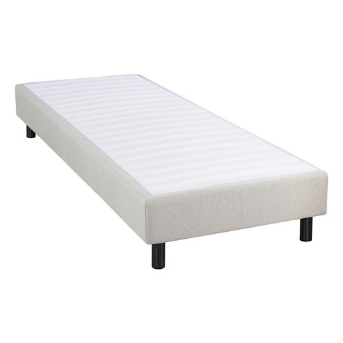 TAPIKIT - Sommier Tapissier D&eacute;montable 90x190cm Lin - Altobuy