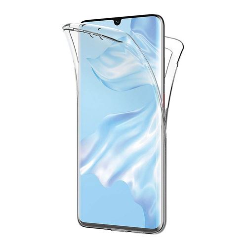 Coque pour Huawei P30 PRO - Protection Gel TPU Silicone Intégrale Transparent 2 Parties Avant Arrière Emboitable Phonillico®