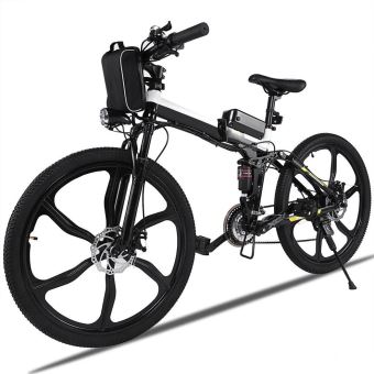 Velo Electrique Ancheer Vtt 26 Pouces 21 Vitesses Avec La Batterie Noir Velos Achat Prix Fnac