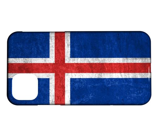 Coque rigide Compatible Pour iPhone 11 Pro Max Drapeau Islande 01