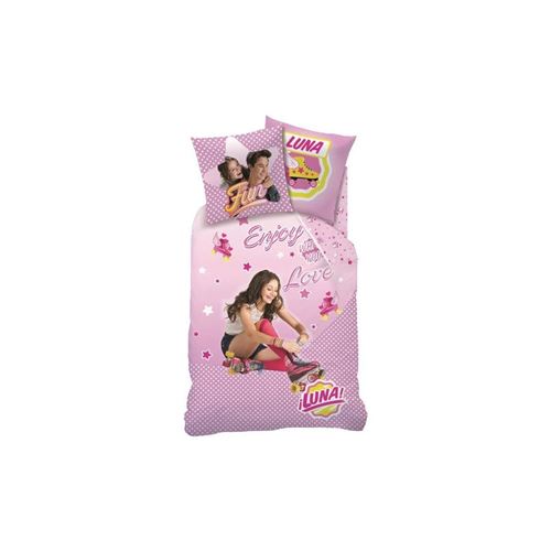 Soy Luna Roller Parure De Couette Enfant Coton 140 X 200 Cm