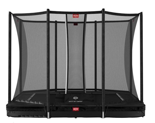 BERG Ultim Favorit trampoline InGround 280 cm black+ Safety Net Comfort