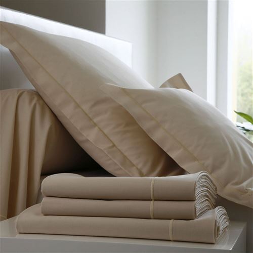 Drap Coton BLANC DES VOSGES - Ivoire - 280 x 320 cm
