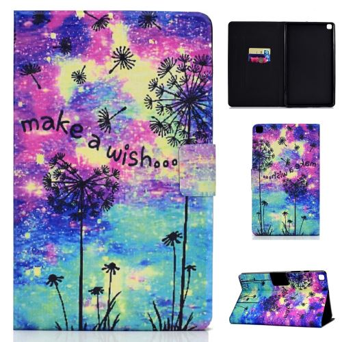 Etui en PU + TPU impression de motifs avec porte-carte pissenlit pour votre Samsung Galaxy Tab S6 Lite P610 P615