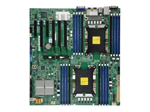 Supermicro x11dpi-N Intel C621 Extended ATX Carte mère Serveur/Station – Carte mère Serveur/Station (Extended ATX, Serveur, Intel, 10.4 GT/s, 205 W, DDR4 SDRAM)
