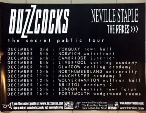 Buzzcocks - 70x100 cm - AFFICHE / POSTER