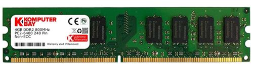 Komputerbay 4Go DDR2 DIMM (240 broches) 800Mhz PC2 PC2 6400 6300 4 Go - CL 5