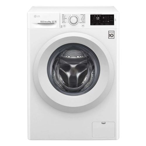 Lave Linge Hublot LG Ll 8 Kg - 59L - 1400 Trs - 55&73Db - A+++(-30%)Aa - Hublot Blanc Nfc - Smart Diagnosist - Fin Diff. 3-19H