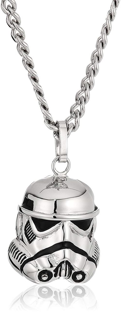 STAR WARS - Men's Stainless Steel 3D Stormtooper Pendant : P.Derive