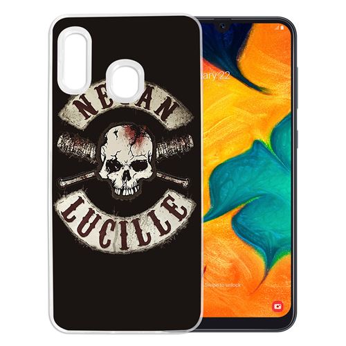 Coque pour Samsung Galaxy A20e -  Walking Dead Logo Negan Lucille