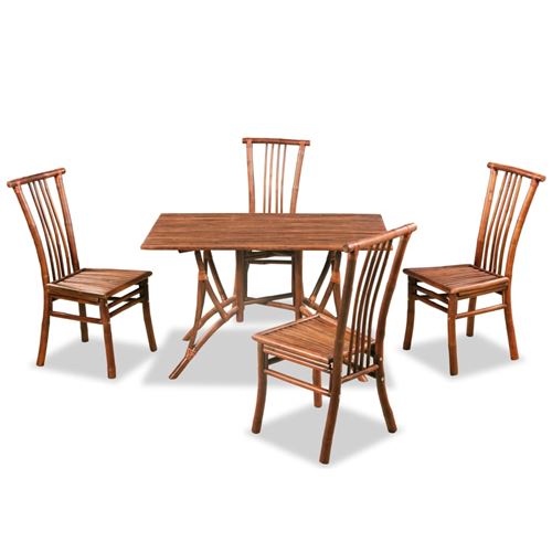 vidaXL Mobilier de salle à manger 5 pcs Bambou