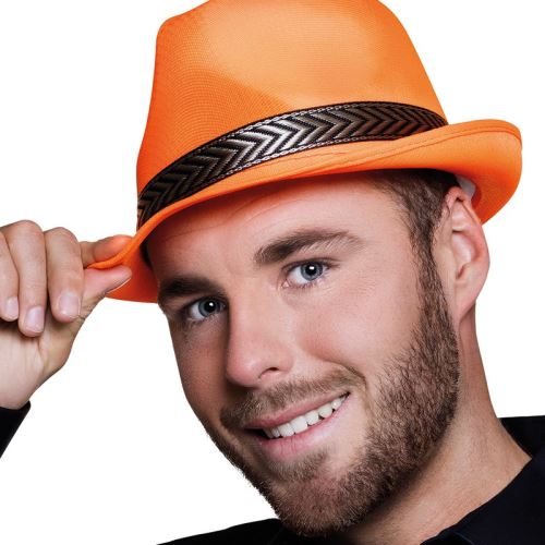 borsalino funky orange fluo adulte