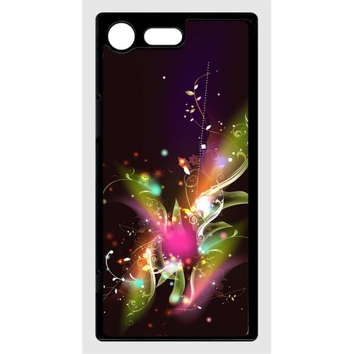 Coque Sony Xperia Xz Premium Décor Abstrait Feuille Arabesque
