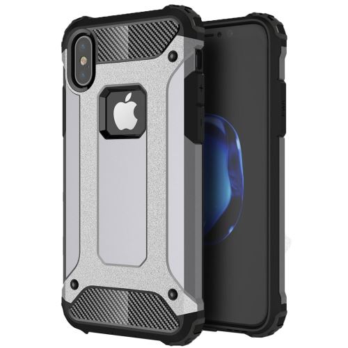 Iphone X / Xs Coque Protection Plastique Combinaison Gris Als80745