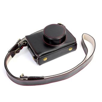 Étui Rigide EVA Pour Appareil Photo Fujifilm X100 Série - Compatible Instax Mini EVO, Leica SOFORT - Dimensions 15,4x10,4x5,7 Cm - Noir