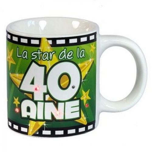 Mug Anniversaire 40 Ans Lumineux
