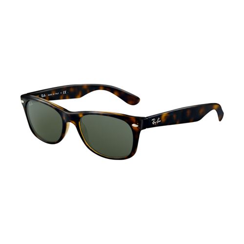 Lunettes de soleil Ray-Ban New Wayfarer Ecaille Vert Polarisé