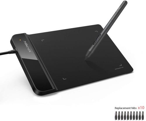XP-Pen G430S Tablette Graphique Stylet Passif 8192 Niveaux Taille 4x3 pouces pour Jouer Osu Dessiner Signature - Version 2018