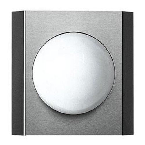 Albert 696112 applique (sans ampoule) ip44 verre et acier inoxydable