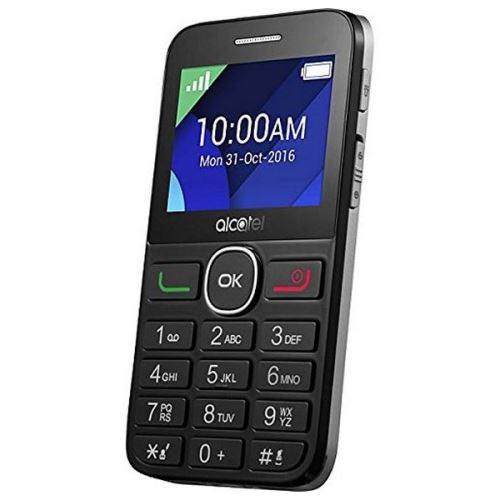 Alcatel One Touch 20.08G - noir, argenté(e) - 16 Mo - GSM - téléphone mobile