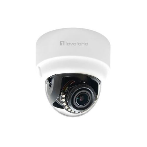 LevelOne FCS-3303, Caméra de sécurité IP, Intérieure et extérieure, Dôme, Blanc, Plafond-mur, Énergie