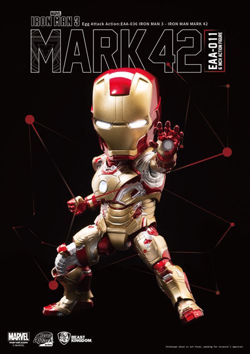 Figurine Egg Attack - Marvel - Iron Man 3 Eaa036 Mark 42