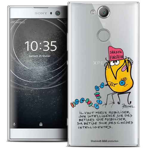 Coque Gel Sony Xperia XA2 (5.2 ) Extra Fine Les Shadoks® - Einstein