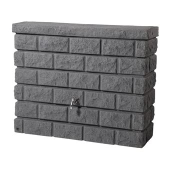 Récupérateur Eau De Pluie Rocky Mural 400l Garantia Gris Granite