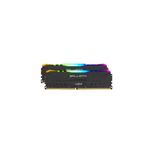Ballistix RGB - DDR4 - pakket - 16 GB: 2 x 8 GB - DIMM 288-PIN - 3200 MHz / PC4-25600 - CL16 - 1.35 V - niet-gebufferd - niet-ECC - zwart