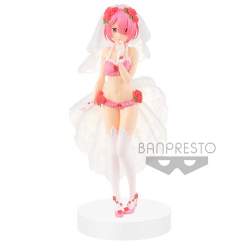 Figurine de Ram Wedding Ver. EXQ par Banpresto - Re:Zero